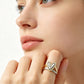 📢📢33% OFF !! ⏰Two-Tone Layered Heart Ring