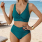 👙 Elegáns és gyönyörű, keresztráncos kialakítású bikini szett