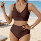 👙 Elegáns és gyönyörű, keresztráncos kialakítású bikini szett