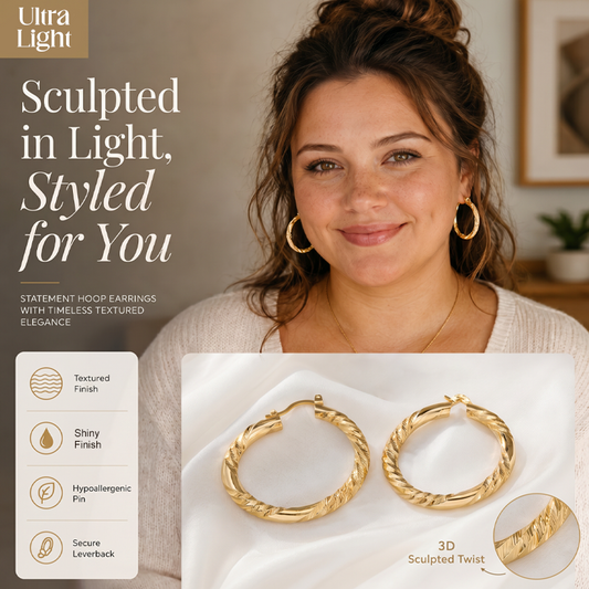 【Cumpără 1 și primești 1 gratuit】Cercei eleganti pentru femei, model buclă răsucită