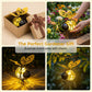 🐝☀️ Lampa solară suspendată în formă de albină: un element decorativ pentru grădină care nu necesită cabluri! 🌿✨