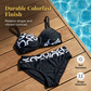 👙Mintás formáló hatású kétrészes bikini –🌊A szigeti nyaralás elengedhetetlen kellékei💕