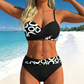 👙Mintás formáló hatású kétrészes bikini –🌊A szigeti nyaralás elengedhetetlen kellékei💕