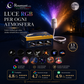 🌌 USB-s csillagprojektor lámpa – 13 cserélhető filmkoronggal és hajlékony nyakkal – tökéletes a hálószobába 💫✨