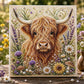 🦉💛Highland Cow Pearl Art DIY Készlet – Nyugtató alkotás, lenyűgöző tengerparti dekoráció