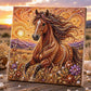 🦉💛Highland Cow Pearl Art DIY Készlet – Nyugtató alkotás, lenyűgöző tengerparti dekoráció