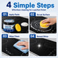 ✨Üveg tűzhelytisztító paszta 80 g, szivaccsal, égett foltok eltávolítására