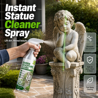 🌿✨Hatékony tisztító spray kerti szobrokhoz 🗿