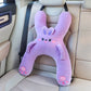 🧸Puha H alakú kisgyermekes autó párna – ergonómikus fej- és nyaktámasz gyerekeknek🚗