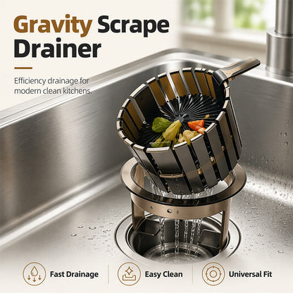 Gravity Scrape konyhai mosogatószűrő kosár
