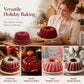 🍰✨ Spirál alakú szilikon tortaforma – rugalmas, tapadásmentes bundt-forma gyönyörű házi süteményekhez