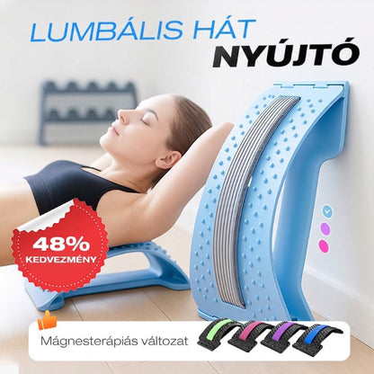 🧘‍♀️🩹 Lumbális gerincjavító derékmasszírozó deszka, Fájdalomcsillapító
